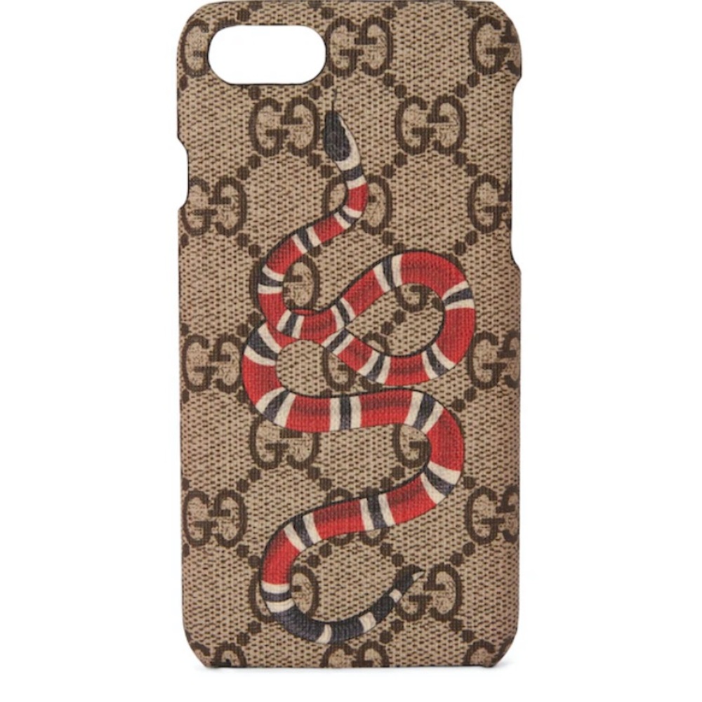 Gucci Kingsnake Print iPhone 7/8 & SE Case New In Box - Picture 2 of 9
